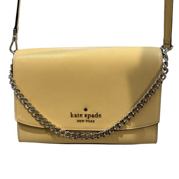 Kate Spade Carson Convertible Crossbody in Pale Yellow - Picture 3 of 15